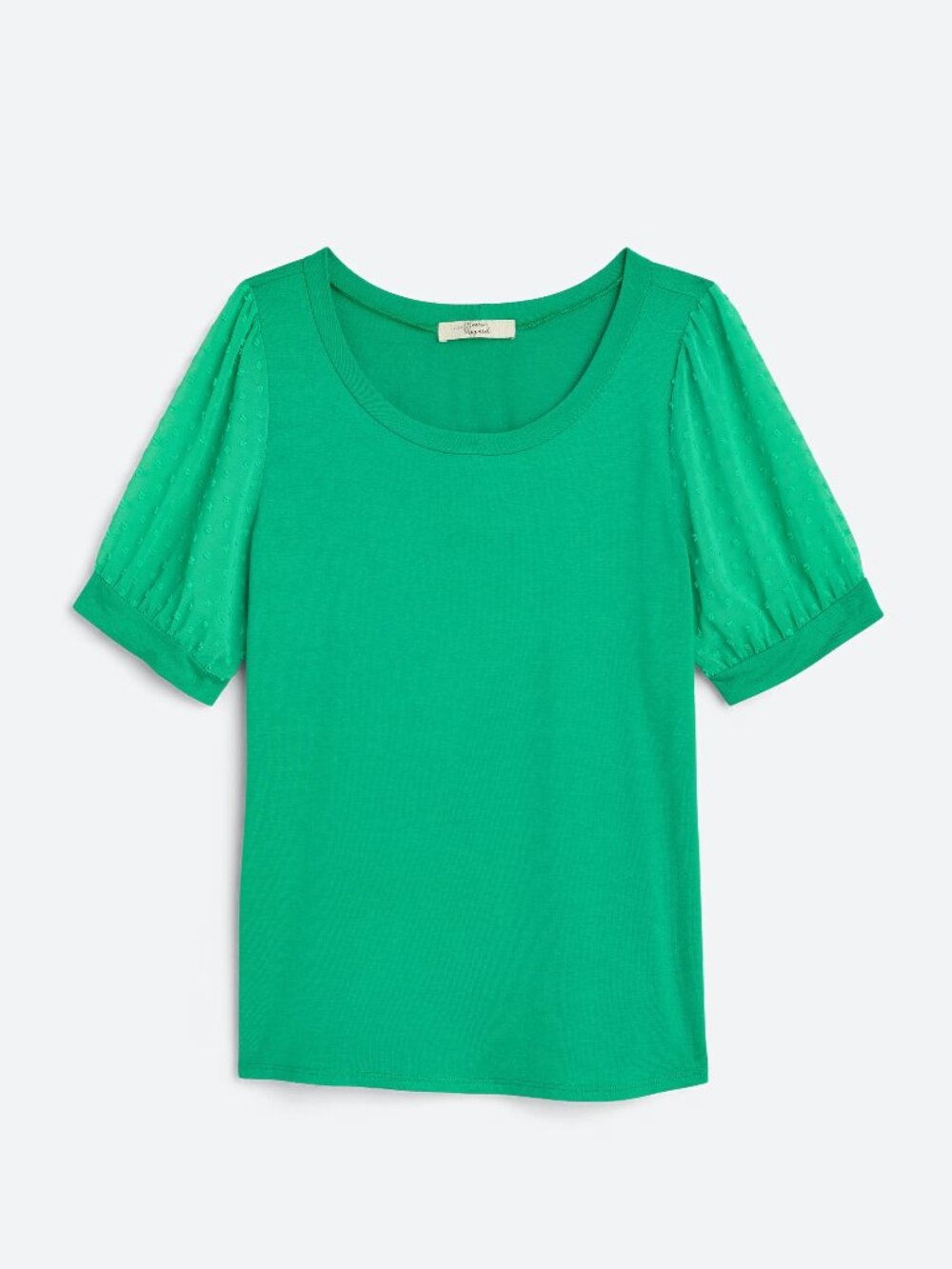 Beacon - Kennedy Puff Sleeve Knit Top - Green - Size Small - Stitch Fix